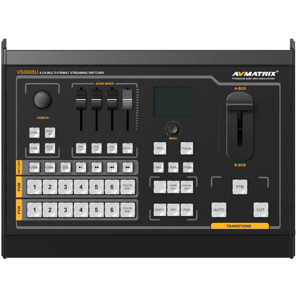 AVMATRIX VS0605U 6-Channel Multi-Format Streaming Switcher